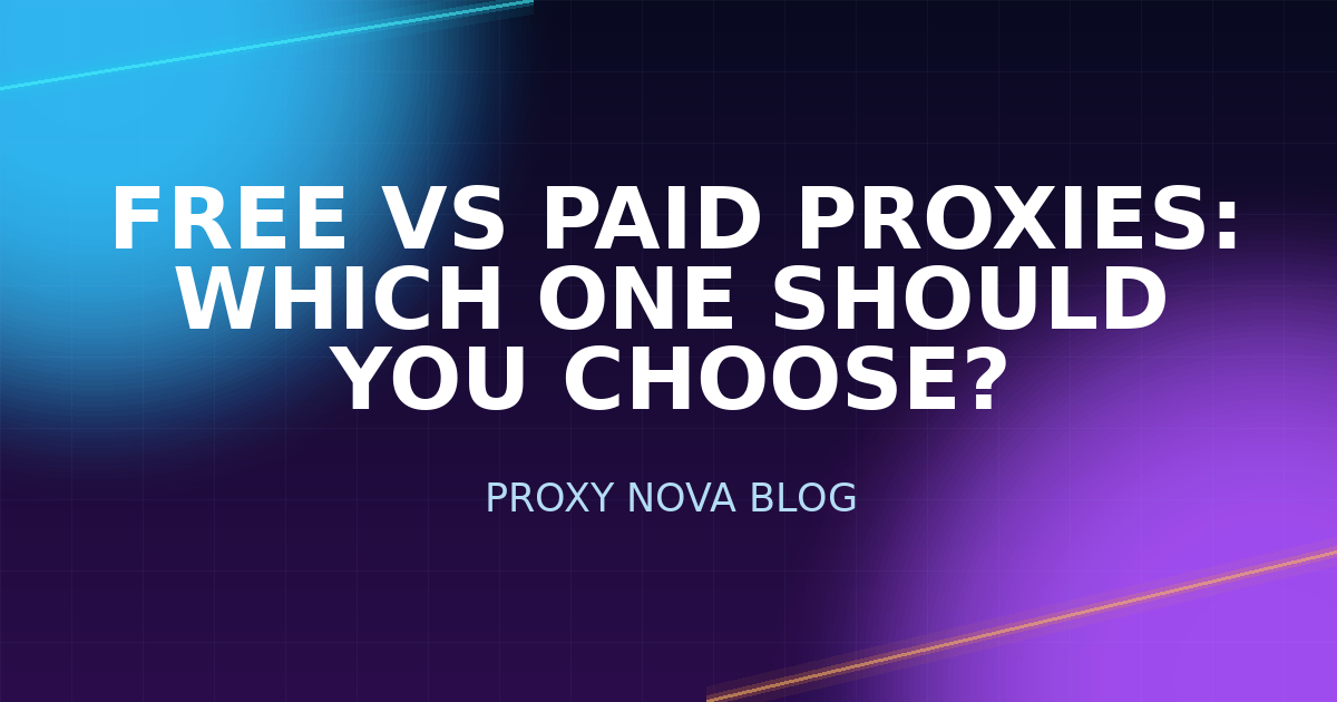 Proxies Gratis vs De Pago: ¿Cuál deberías elegir?